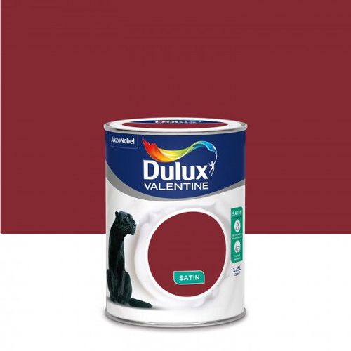 Peinture Crème De Couleur Rouge Glamour Finition : Satin | 1,25 L