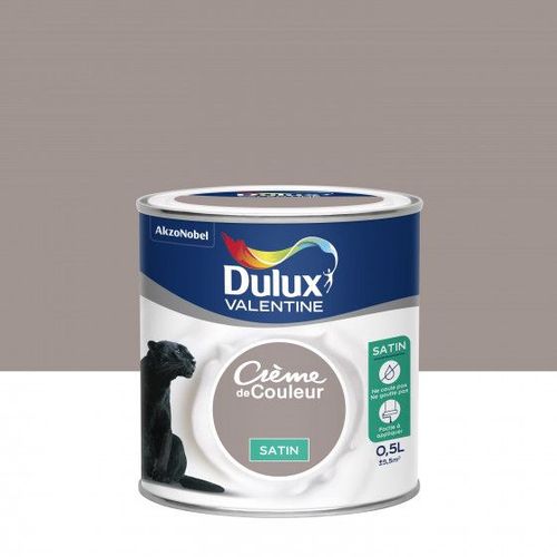 Peinture Crème De Couleur Terre Cendrée Finition : Satin | 0,5 L