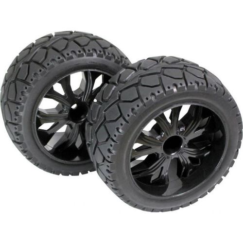 Roues Complètes Tarmac Forward Pour Buggy Absima 2500014 5 Rayons Noir 1:10 1 Paire-Absima