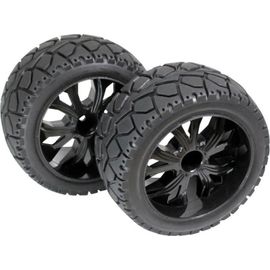 Roues Complètes Tarmac Forward Pour Buggy Absima 2500014 5 Rayons Noir 1:10 1 Paire-Absima