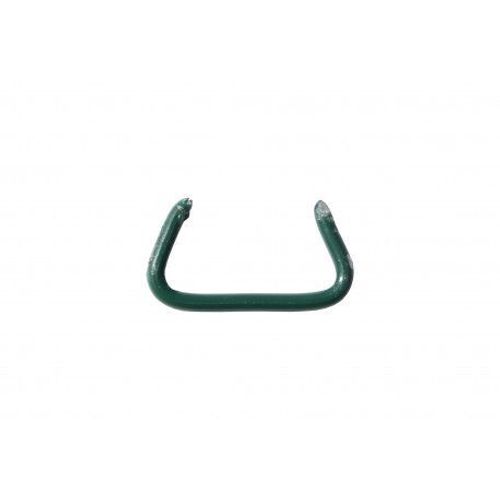Agrafe Delta 22 - Galva Plastifié Vert - x 1000 Pcs