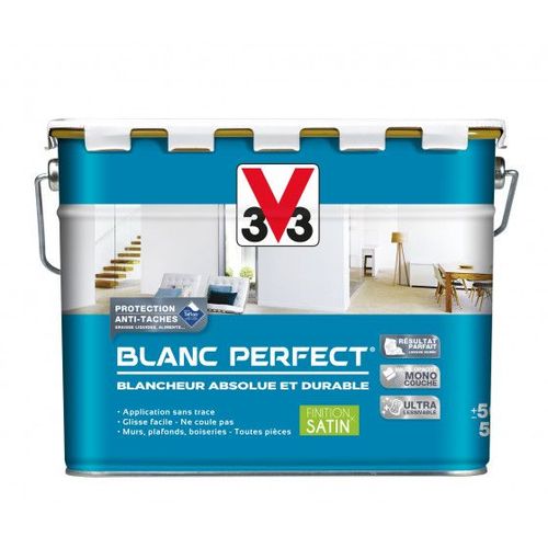 Peinture Blanc Perfection Satin Pot 5l