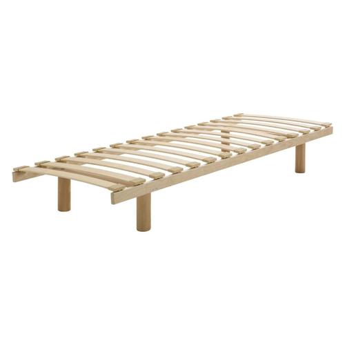 Le Roi Du Matelas - Sommier Flex Eco - 70x190 Cm - Cadre Bois Massif - Lattes Bouleau / Peuplier - Soutien Ferme