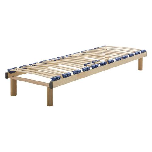 Le Roi Du Matelas - Sommier Flex Plus Fixe - 70x190 Cm - Cadre Bois Massif - Lattes Bouleau / Peuplier - Soutien Ferme