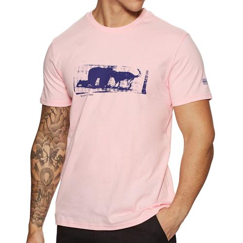 T-Shirt Rose Globe Homme To Comply