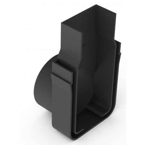 Obturateur avec sortie inférieure externe diam 80 mm - Slimline ACO