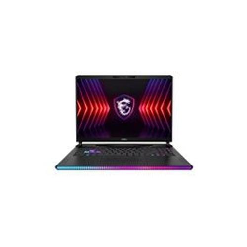 PC PORTABLE GAMER MSI RAIDER GE78 HX 14VGG-263FR - 17.3" Intel Core i9-14900HX (24 X 5,80 Ghz) - Ram 32 Go - SSd 2 To Winows 11 pro