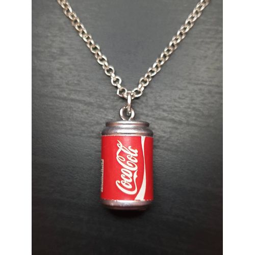 Collier Fantaisie "Coca-Cola" Canette Chaîne