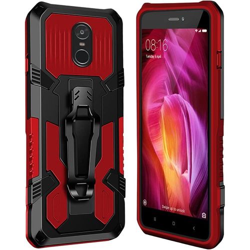Coque Xiaomi Redmi Note 4/4x [Serie Armorbox] Robuste Avec Double Couche Coque De Support Pour Xiaomi Redmi Note 4/4x Housse Rouge