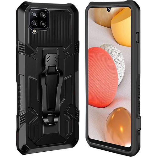 Coque Samsung Galaxy A22 4g/M32 4g [Serie Armorbox] Robuste Avec Double Couche Coque De Support Pour Samsung Galaxy A22 4g/M32 4g Housse Noir