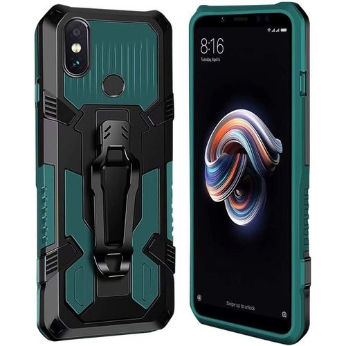 Coque Xiaomi Redmi Note 7 Pro [Serie Armorbox] Robuste Avec Double Couche Coque De Support Pour Xiaomi Redmi Note 7 Pro Housse Vert