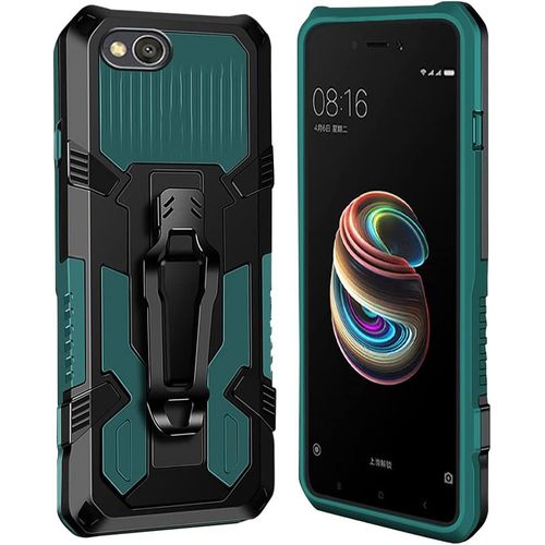 Coque Xiaomi Redmi 5a [Serie Armorbox] Robuste Avec Double Couche Coque De Support Pour Xiaomi Redmi 5a Housse Vert