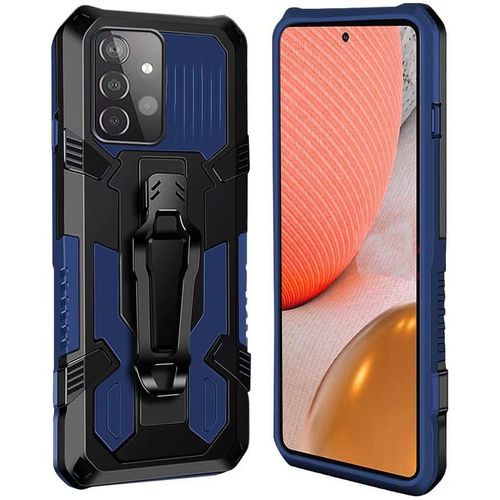 Coque Samsung Galaxy A72 5g [Serie Armorbox] Robuste Avec Double Couche Coque De Support Pour Samsung Galaxy A72 5g Housse Bleu