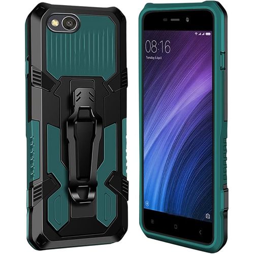 Coque Xiaomi Redmi 4a [Serie Armorbox] Robuste Avec Double Couche Coque De Support Pour Xiaomi Redmi 4a Housse Vert