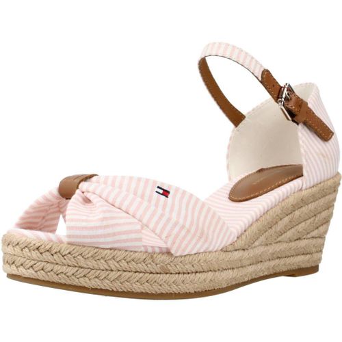 Tommy Hilfiger High Wedge Seersucker Colour Rose