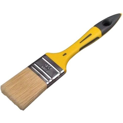 SAVY - Pinceau plat bimatière peinture brillante laquée 40mm
