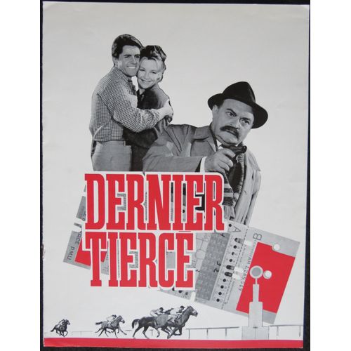 Dernier Tiercé - Film 1965 Richard Pottier Avec Odile Versois, Michel Le Royer, Dario Moreno, Raymond Souplex - Livret De Cinéma Original - 8 Pages 31,5x24 Cm - Dossier De Presse - Cheval De Course