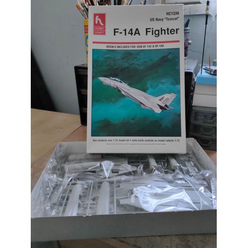 Maquette Avion Hobby Craft 1/72 F-14a Fighter-Hobby Craft