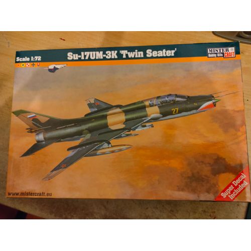 Maquette Avion Mistercraft 1/72 : Su-17um-3k " Twin Seater "-Mistercraft