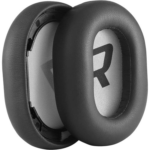 Coussinets d'oreille, pour Plantronics BackBeat Pro 2, Mousse à Mémoire et Cuir Protéiné (Gris)