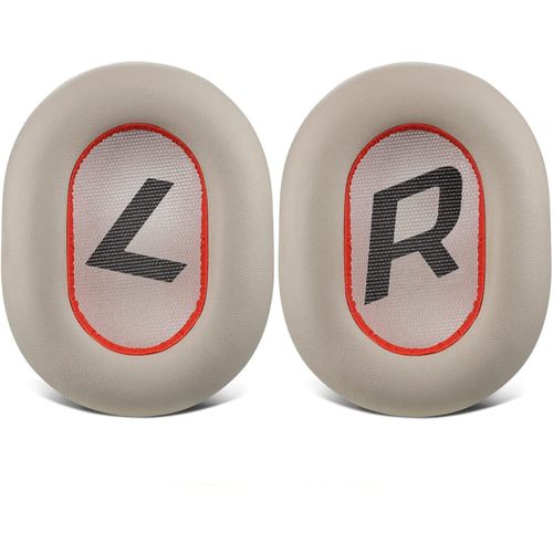 Coussinets de Remplacement Compatible avec Plantronics Backbeat Pro 2 sans Fil - Réducteur de Bruit (Beige)