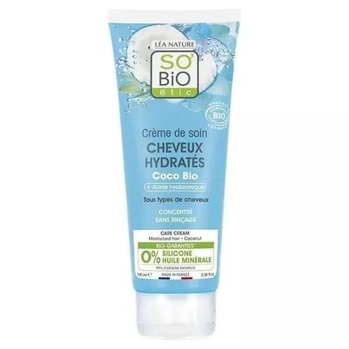 So'bio Étic Crème Soin Cheveux Hydratés Bio 100ml 