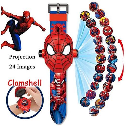 Spiderman - Montre LED spider man pour enfant garçon
