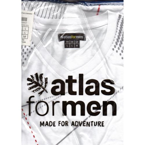 Lot De 3 Tee Shirts Atlas For Men Made For Adventure