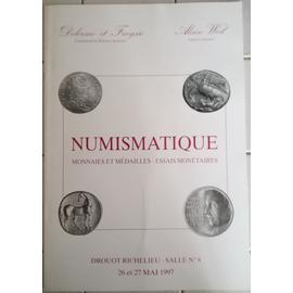 Catalogue de vente numismatique pièces de monnaie médailles de