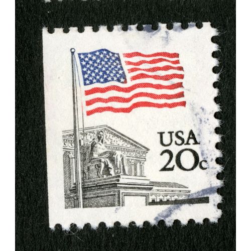Timbre Oblitéré Usa, 20 C