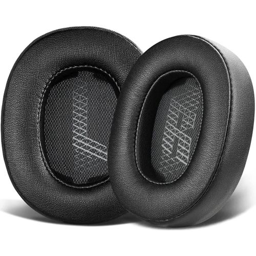 Coussinets d'oreille pour JBL Live 500BT/Live 500 BT sans Fil Casque, Coussinets avec Cuir Protéiné Plus Doux, Mousse D'isolation Phonique-Noir
