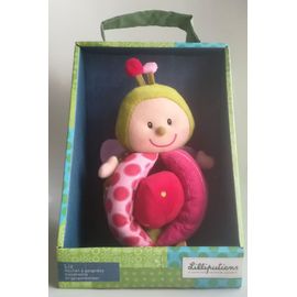 Lilliputiens - Doudou Peluche - Hochet Avec Poignées - Liz La Coccinelle