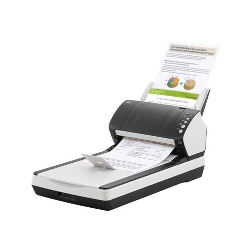 Ricoh fi 7240 - Scanner de documents - CCD Triple - Recto-verso - 216 x 355.6 mm - 600 dpi x 600 dpi - jusqu'à 40 ppm (mono) / jusqu'à 40 ppm (couleur) - Chargeur automatique de documents (80...