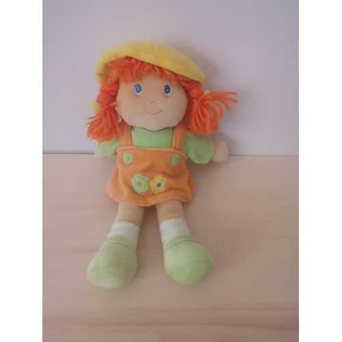 Doudou Fille Poupée De Chiffon Anna Club Plush