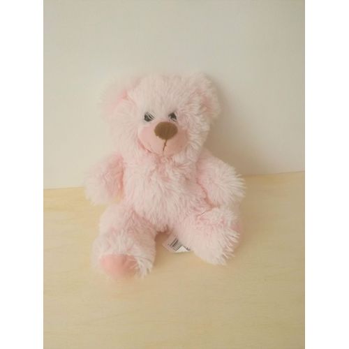 Doudou Peluche Ours Rose Tom&zoé Cmp