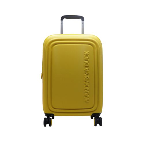 Mandarina Duck Trolley Cabin Exp avec logo canard jaune P10SZV34-05J