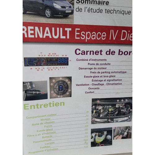 Revue Technique Automobile. Renault Espace Iv Diesel Depuis 09/2002