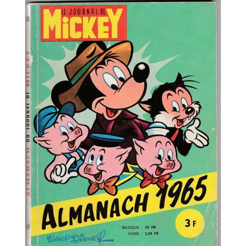 Le Journal De Mickey Almanach 1965