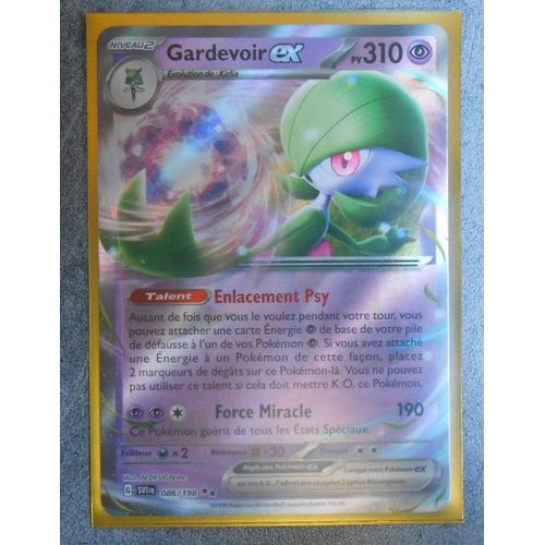 Gardevoir Ex 086/198 - Sv1 - Ecarlate & Violet - Vf