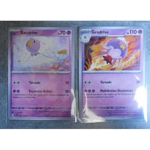 Baudrive 089/198 + Grodrive 090/198 - Sv1 - Ecarlate & Violet - Vf