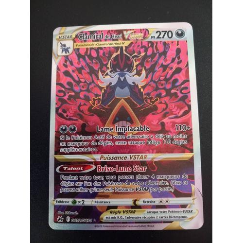 Carte Pokemon - Clamiral De Hisui Vstar - Gg52/Gg70 - Eb12.5 - Zénith Suprême 