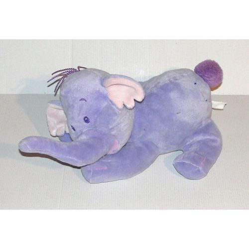 Doudou Lumpy L'elephant Qui Joue Disney Nicotoy - Peluche Monde De Winnie 24 Cm