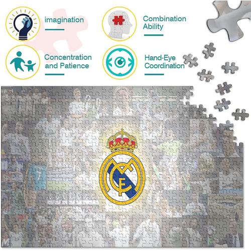 l'équipe du Real Madrid Puzzle Adulte 1000 Pièces Artisanat Cadeau