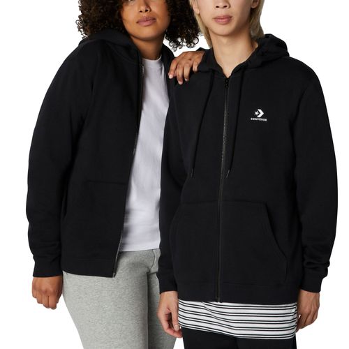 Sweat À Capuche Et Zip Go-To Embroidered Star Chevron Noir - 10024511-A01 - Xxs