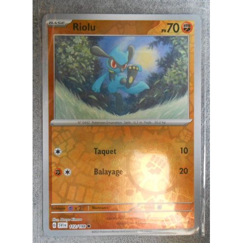 Riolu Reverse 112/198 - Sv1 - Ecarlate & Violet - Vf