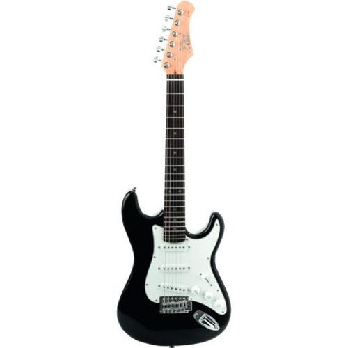 Eko S100-Blk - Guitare Électrique Type Strat 3/4 - Black