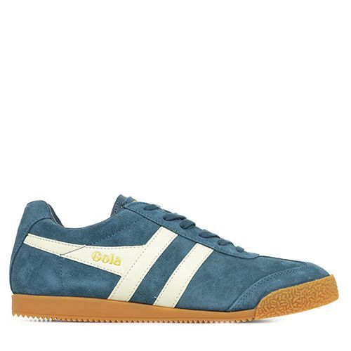 Gola Harrier Homme Baskets Classique Bleu Blanc - 46
