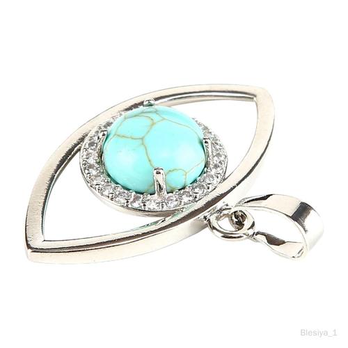 Oeil D' Pendentif Charme Mode Bijoux Artisanat Taille 33mmx29mm Pour Petit Ami Cadeau D'anniversaire, Remise Des Diplômes, Enterrement De Vie De Vert Clair