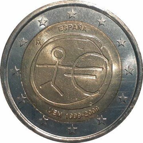Pièce De 2 Euros Commémorative Espagne 2009 Uem