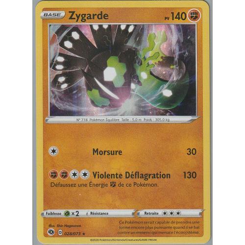Carte Pokemon - Zygarde - 028/073 - Holo-Rare - Eb3,5 - La Voie Du Maitre -